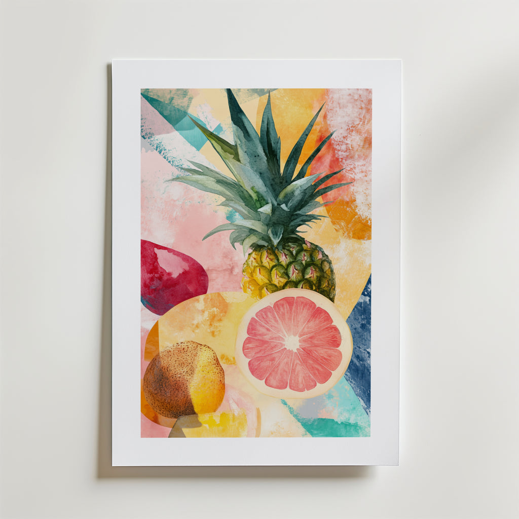 Abstract Harvest No.2 – stilfullt konsttryck från Bozetto, tryckt på matt finpapper