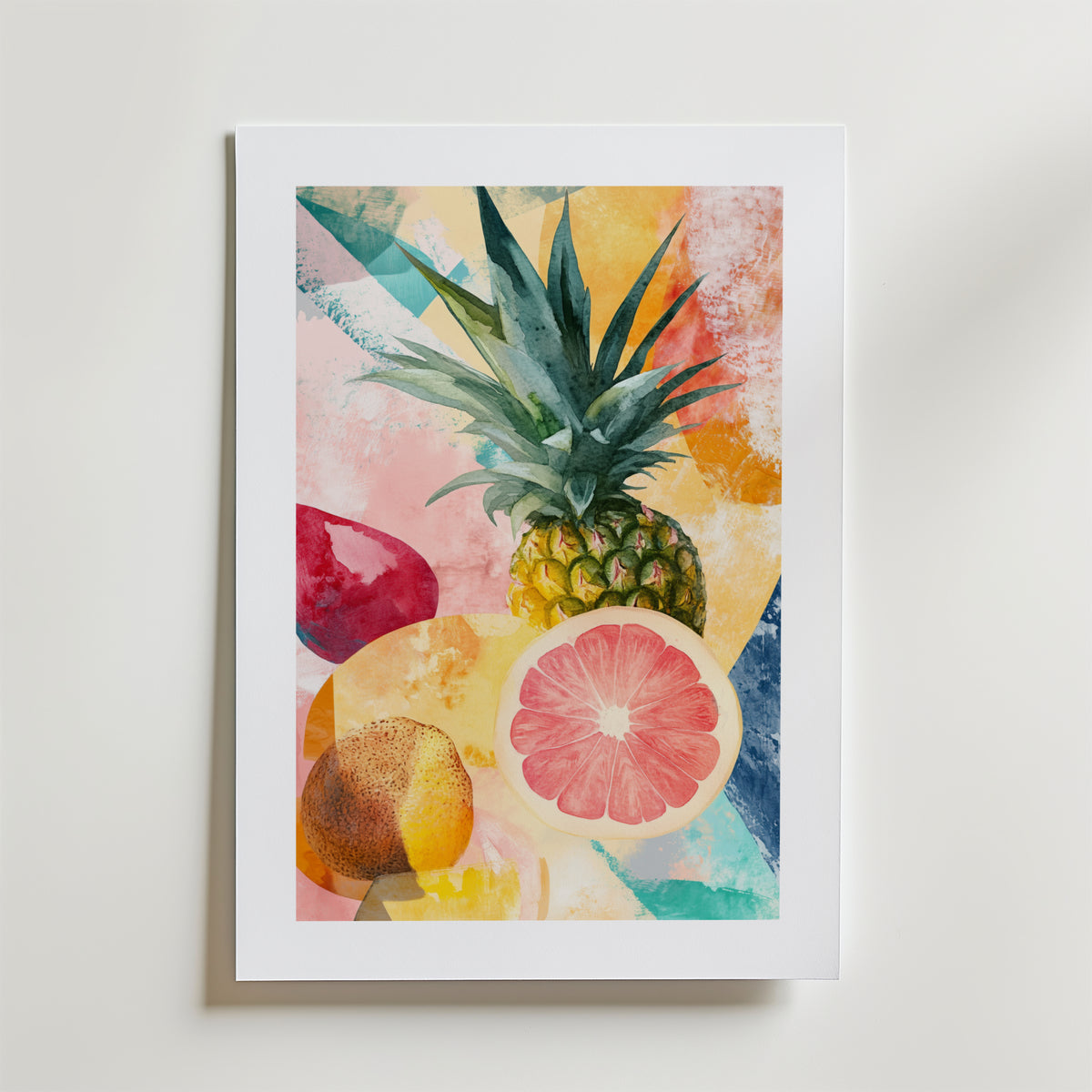 Abstract Harvest No.2 – stilfullt konsttryck från Bozetto, tryckt på matt finpapper