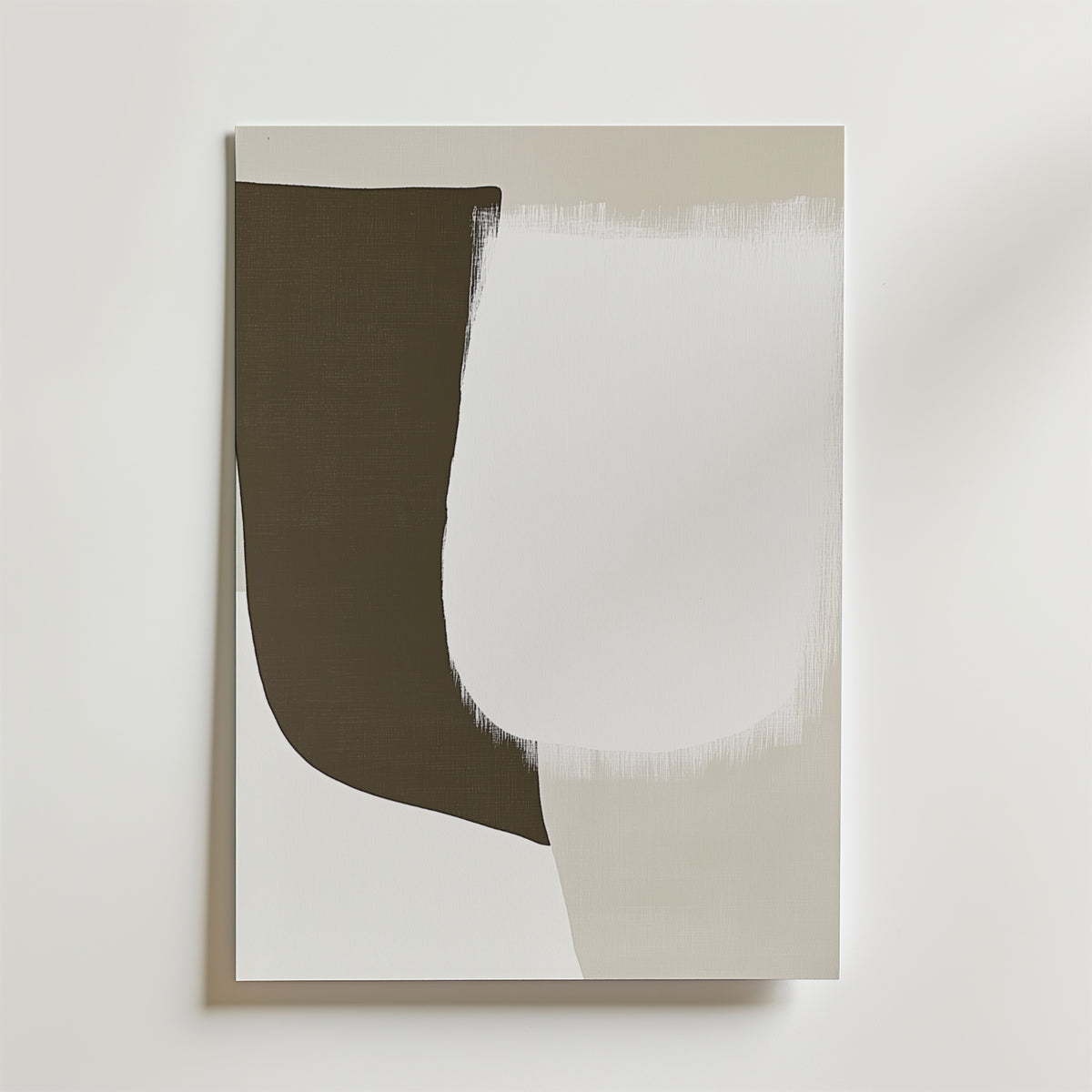 Contrasting Shapes – stilfullt konsttryck från Bozetto, tryckt på matt finpapper