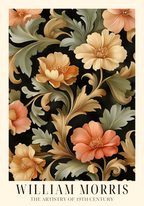 Blooming Flower Pattern – affisch med stilfullt motiv från Bozetto i hög kvalitet