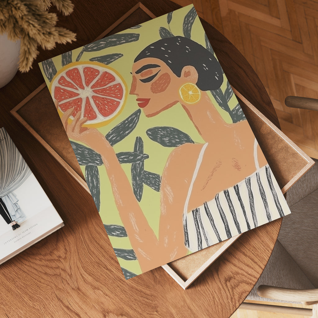 Citrus Muse poster visad rakt fram – Bozetto affisch i hög tryckkvalitet i hög tryckkvalitet