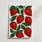 Sweet Strawberries affisch inramad i neutral ram – konsttryck från Bozetto – nr 1
