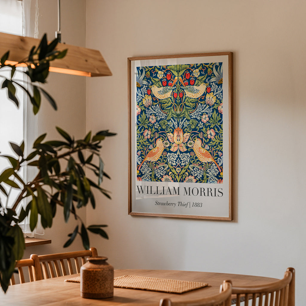 William Morris Strawberry – affisch med stilfullt motiv från Bozetto i hög kvalitet