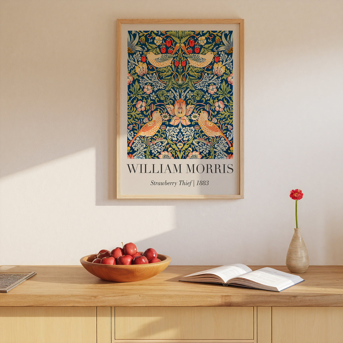 William Morris Strawberry – köp enkelt hos Bozetto konsttryck i hög kvalitet i hög kvalitet