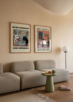 Bundle 2-pack Espresso & Spaghetti Mood – kuraterad postercollection som lyfter hemmet hos Bozetto
