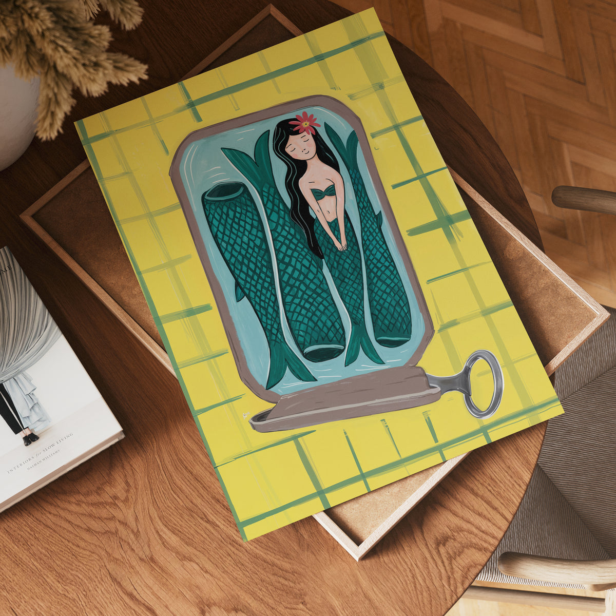 Surreal Sardine – affisch med snyggt motiv, köp enkelt hos Bozetto i flera storlekar