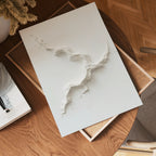Abstract White Movement – affisch med stilfullt motiv från Bozetto i hög kvalitet