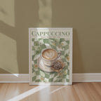 Cappuccino poster i stilrent hem med modern inredning – köp enkelt hos Bozetto i hög kvalitet