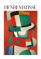 L’Homme au Chapeau Matisse poster visad rakt fram – Bozetto affisch i hög tryckkvalitet