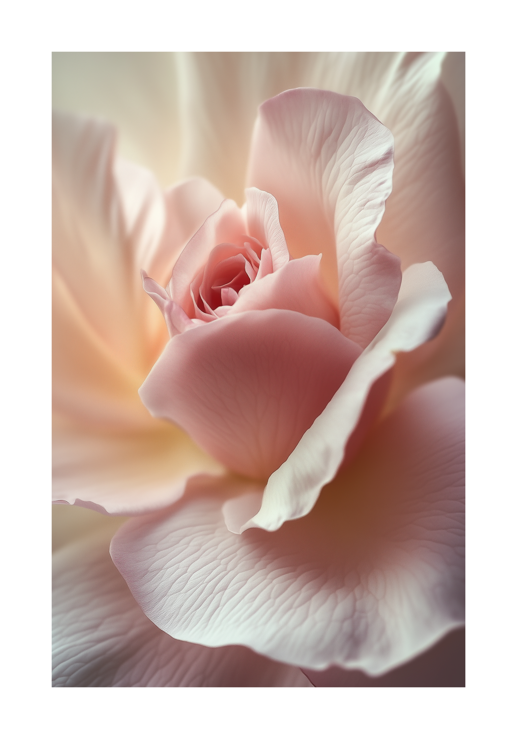 Floral Rose Bloom – affisch med snyggt motiv, köp enkelt hos Bozetto i flera storlekar