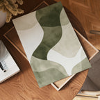 Abstract Green Shapes No.1 poster visad rakt fram – Bozetto affisch i hög tryckkvalitet