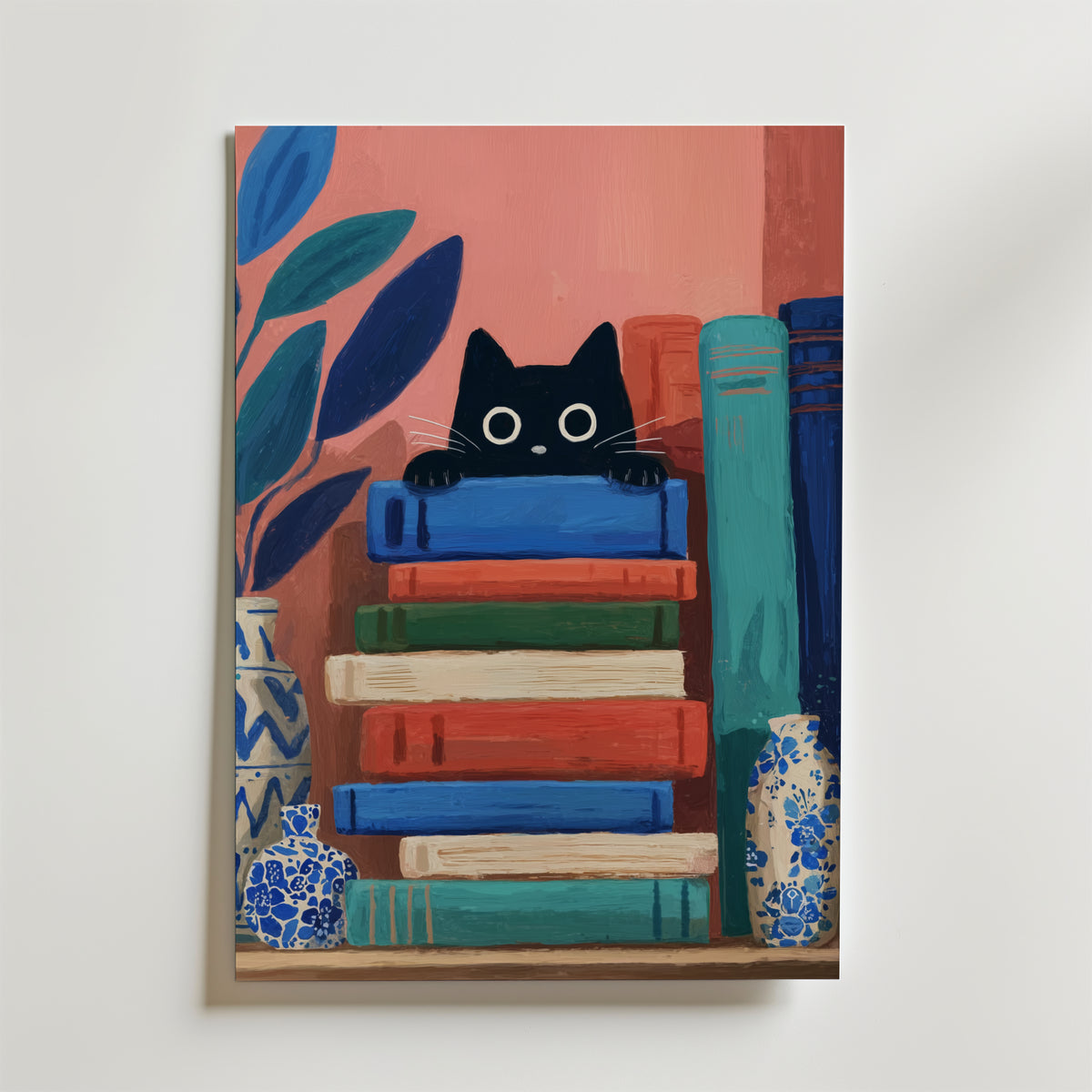 Bundle 4-pack Playful Cats Gallery – kuraterad postercollection som lyfter hemmet hos Bozetto