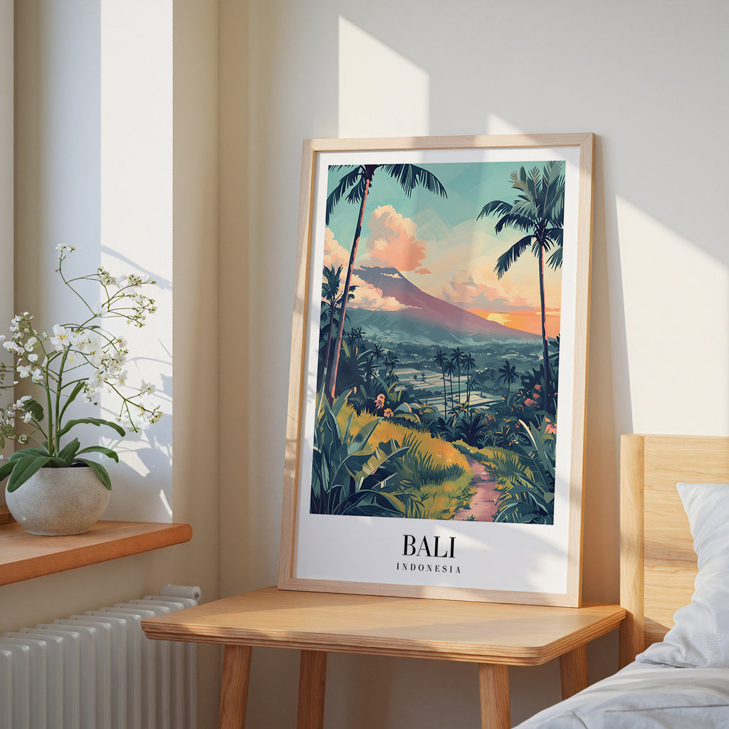 The Bali poster visad rakt fram – Bozetto affisch i hög tryckkvalitet i hög tryckkvalitet