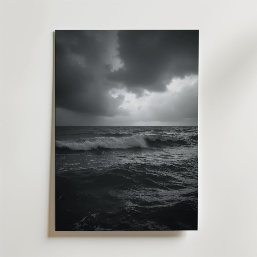 Stormy Waves – stilfullt konsttryck från Bozetto, tryckt på matt finpapper i hög tryckkvalitet