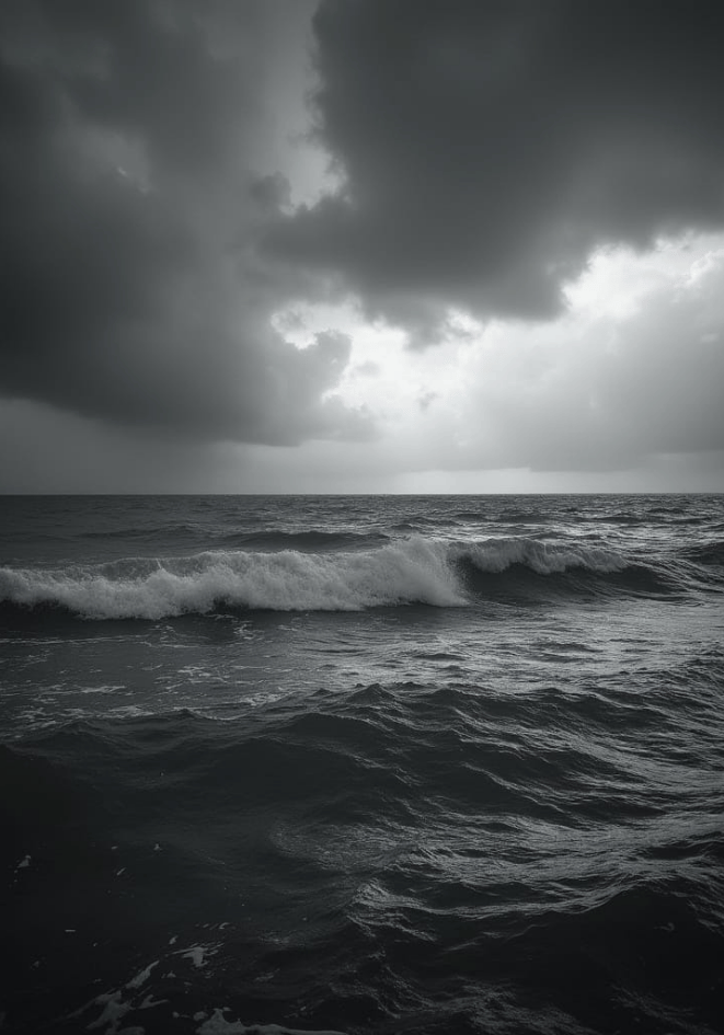 Stormy Waves – affisch med snyggt motiv, köp enkelt hos Bozetto i flera storlekar