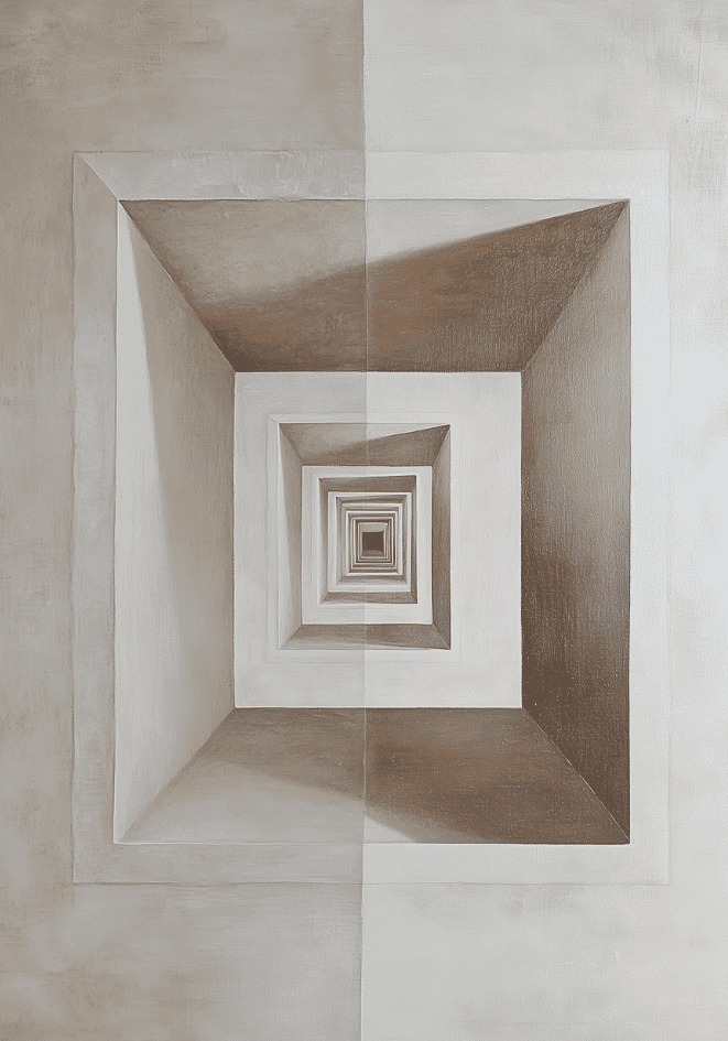 Abstract Infinity No.2 poster visad rakt fram – Bozetto affisch i hög tryckkvalitet