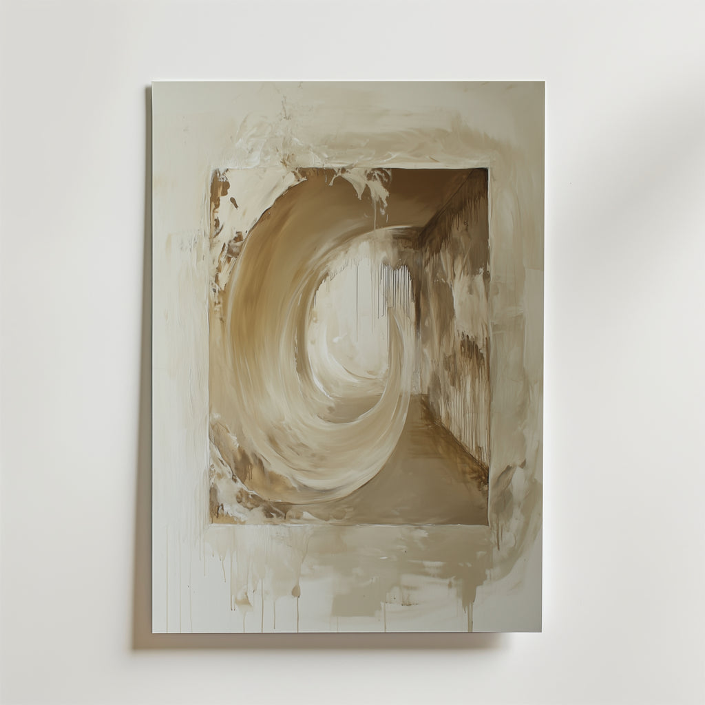 Abstract Passage – stilfullt konsttryck från Bozetto, tryckt på matt finpapper i hög tryckkvalitet