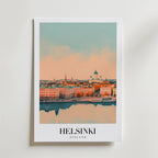 The Helsinki – stilfullt konsttryck från Bozetto, tryckt på matt finpapper i hög tryckkvalitet