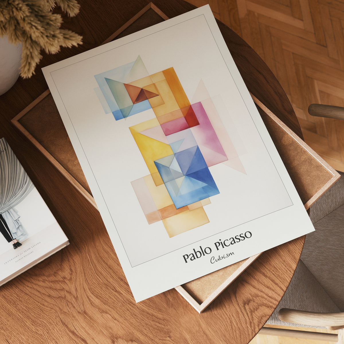 Picasso Cubism poster visad rakt fram – Bozetto affisch i hög tryckkvalitet i hög tryckkvalitet
