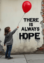 There Is Always Hope – affisch med snyggt motiv, köp enkelt hos Bozetto i flera storlekar