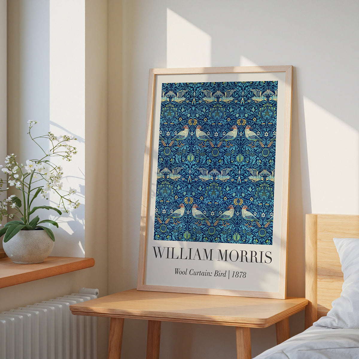William Morris Wool Curtain: – affisch med snyggt motiv, köp enkelt hos Bozetto i flera storlekar