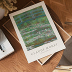 Claude Monet Footbridge – affisch med stilfullt motiv från Bozetto i hög kvalitet