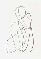 Seated Abstract Figure – köp enkelt hos Bozetto konsttryck i hög kvalitet i hög kvalitet