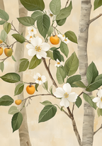 Apricot Bloom – affisch med snyggt motiv, köp enkelt hos Bozetto i flera storlekar