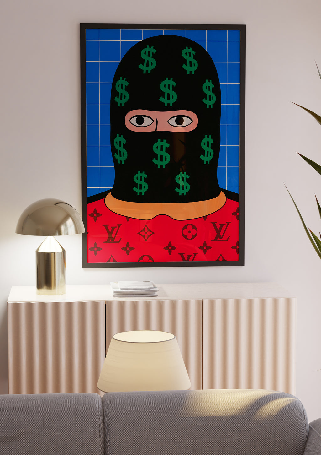 Money Mind poster visad rakt fram – Bozetto affisch i hög tryckkvalitet i hög tryckkvalitet