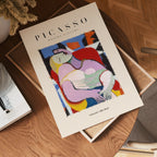 Picasso Cubist Siesta poster visad rakt fram – Bozetto affisch i hög tryckkvalitet