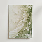 Abstract Blossom Grace – stilfullt konsttryck från Bozetto, tryckt på matt finpapper