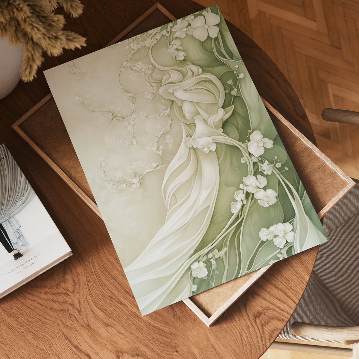Abstract Blossom Grace – affisch med stilfullt motiv från Bozetto i hög kvalitet