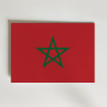Morocco National Flag Poster – modern konst och stilren konsttryck för hemmet hos Bozetto
