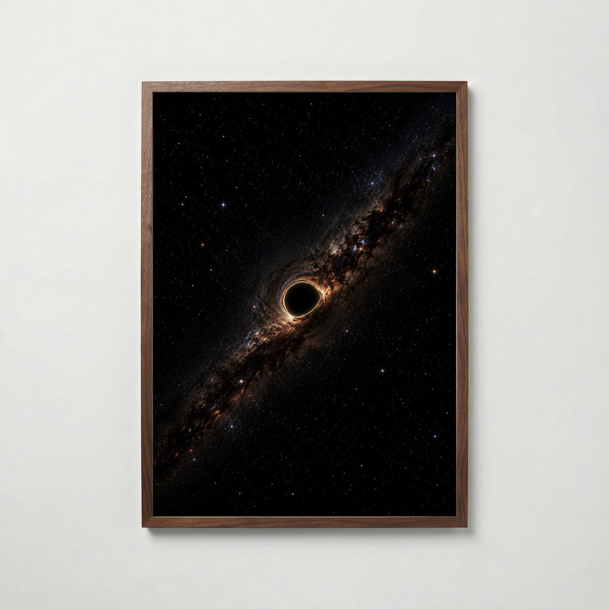 Black Hole Poster – valnötsram