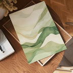 Abstract Waves of Serenity – affisch med stilfullt motiv från Bozetto i hög kvalitet