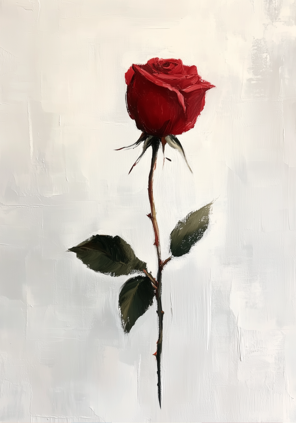 Red Rose – affisch med snyggt motiv, köp enkelt hos Bozetto i flera storlekar i hög tryckkvalitet