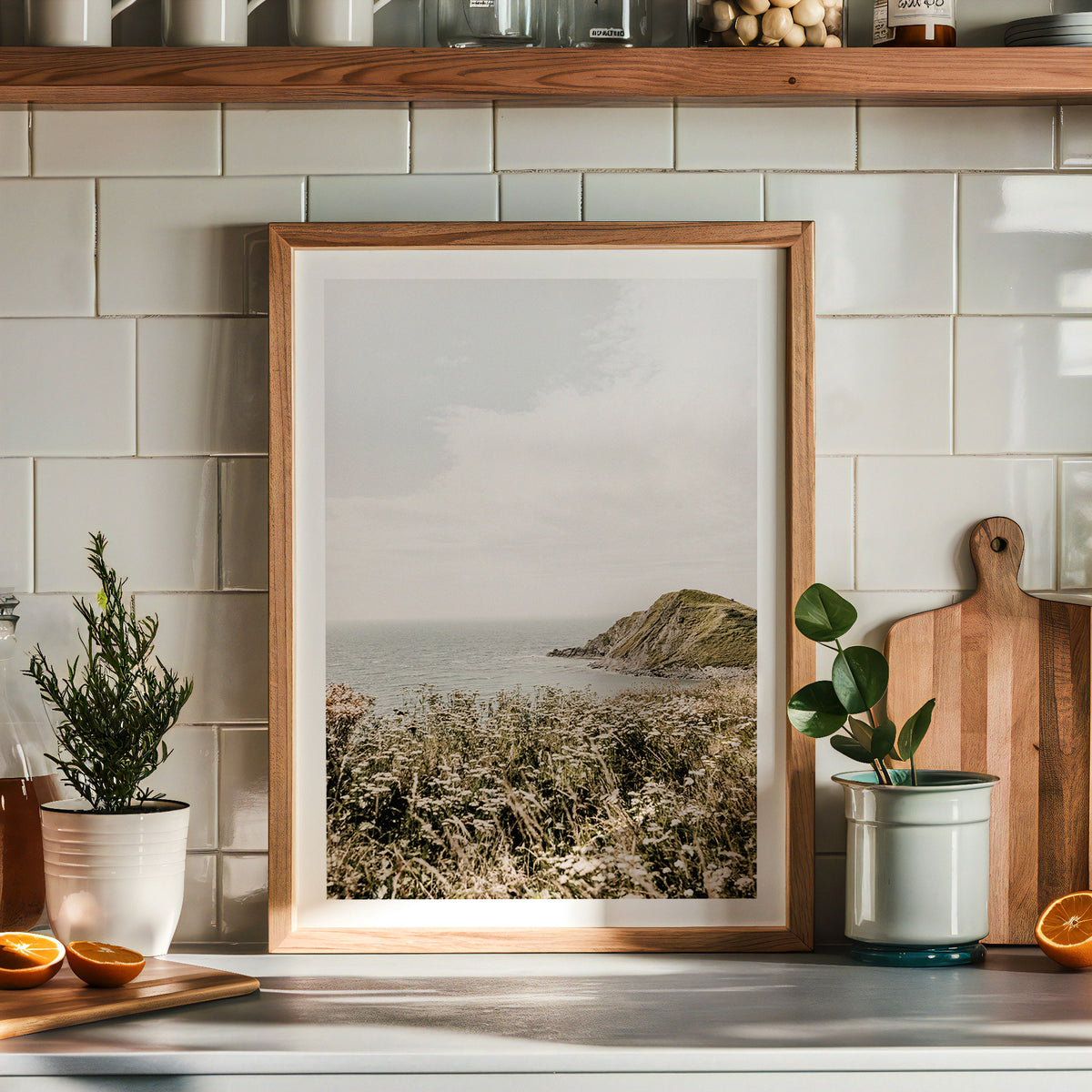 Coastal Wildflower Breeze – affisch med stilfullt motiv från Bozetto i hög kvalitet