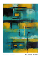 Golden Dissonance Mark Rothko poster visad rakt fram – Bozetto affisch i hög tryckkvalitet