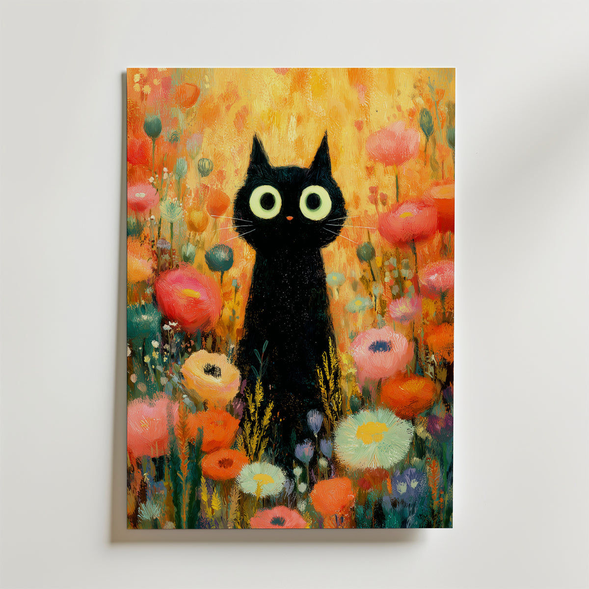 Bundle 2-pack Dreamy Black Cat Duo – kuraterad postercollection som lyfter hemmet hos Bozetto