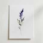 Watercolor lavender – stilfullt konsttryck från Bozetto, tryckt på matt finpapper