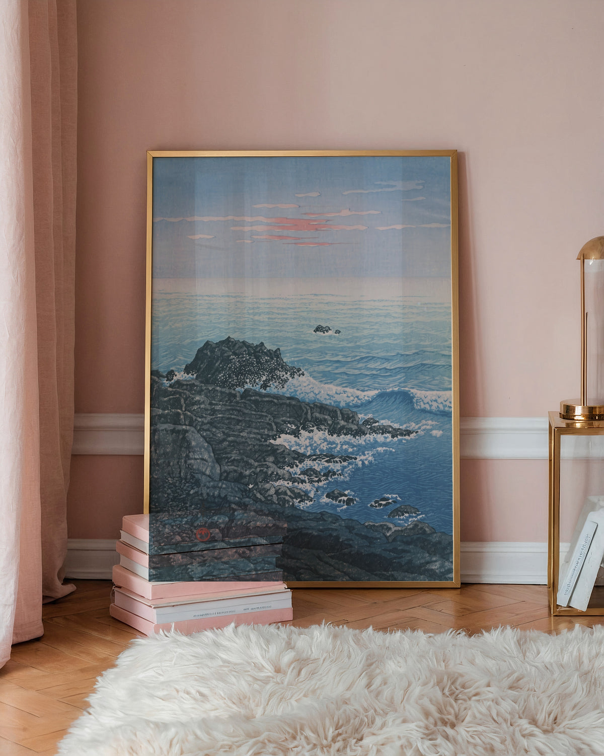 Morning at Cape Inubo affisch i minimalistiskt sovrum – köp enkelt hos Bozetto i hög kvalitet
