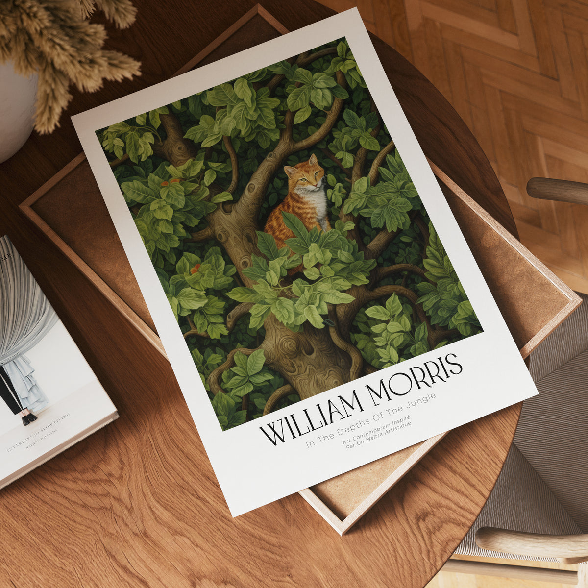 William Morris Hidden Fox – affisch med stilfullt motiv från Bozetto i hög kvalitet