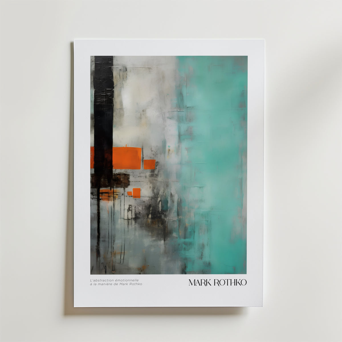 Dissipating forms Mark Rothko – stilfullt konsttryck från Bozetto, tryckt på matt finpapper