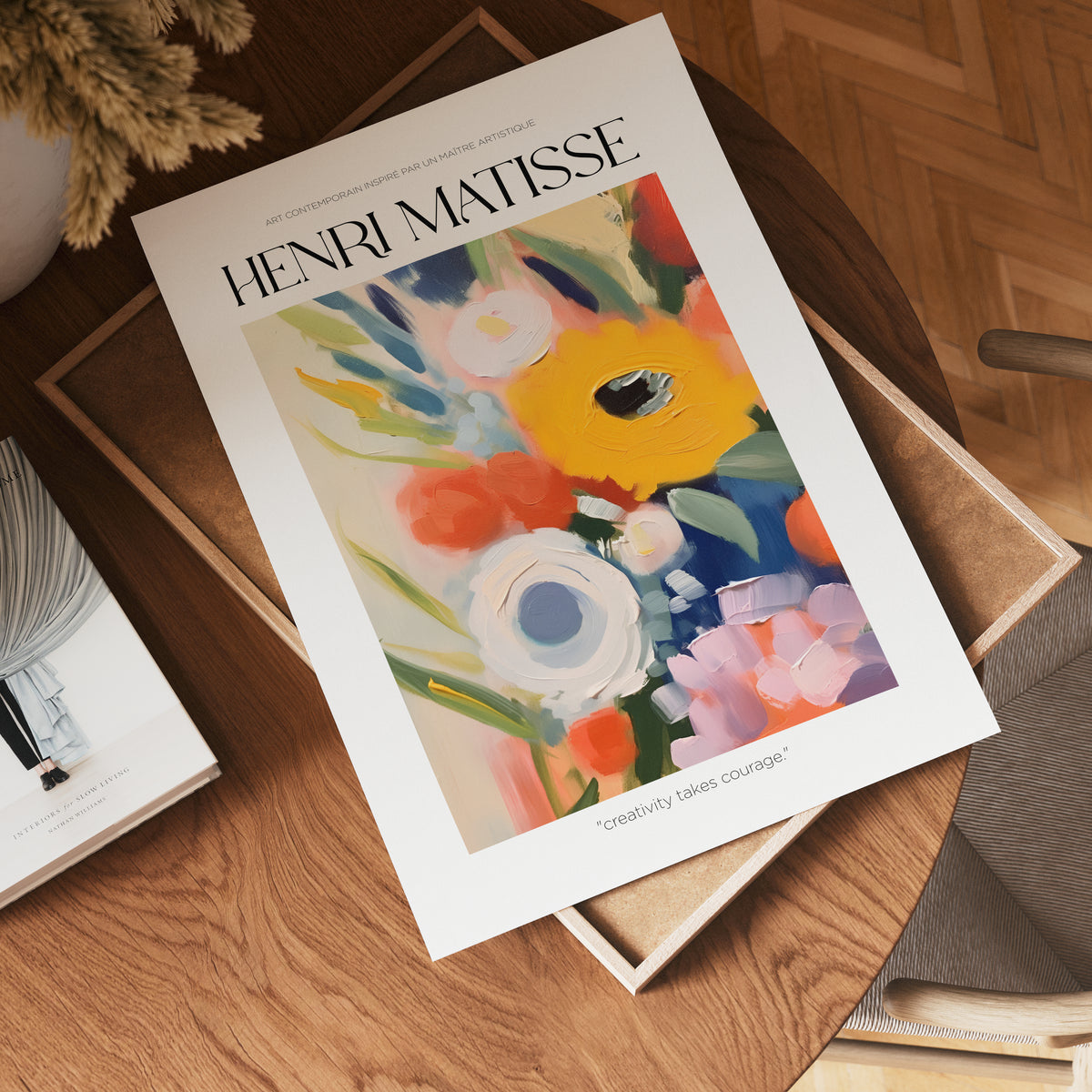 Courage in Bloom Matisse – affisch med stilfullt motiv från Bozetto i hög kvalitet