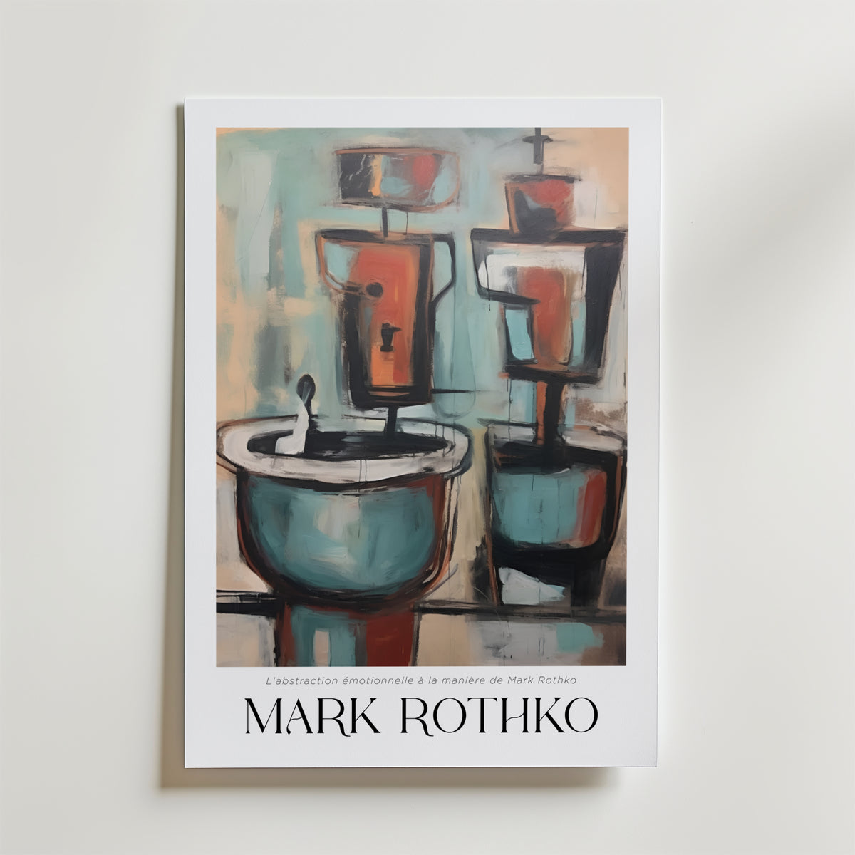 Ritual Balance Mark Rothko – stilfullt konsttryck från Bozetto, tryckt på matt finpapper
