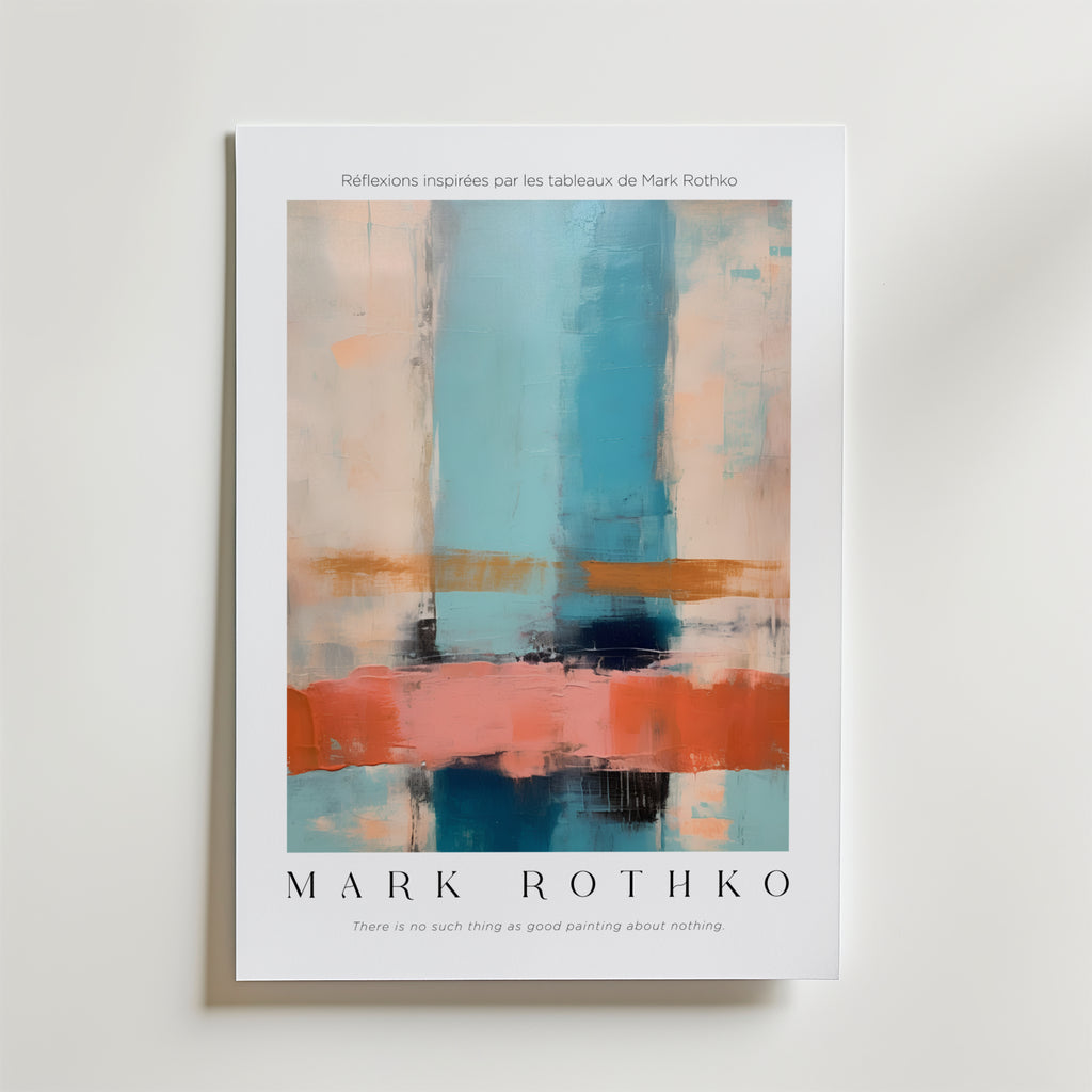 Between Sky & Sleep Mark Rothko affisch på neutral bakgrund – poster från Bozetto