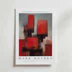 Red Remains Mark Rothko – stilfullt konsttryck från Bozetto, tryckt på matt finpapper