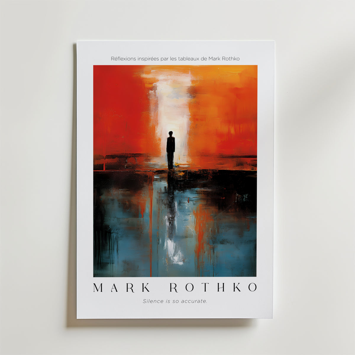 Alone in Color Mark Rothko – stilfullt konsttryck från Bozetto, tryckt på matt finpapper