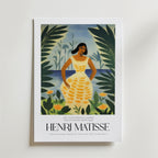 Polynésie, le ciel Matisse – stilfullt konsttryck från Bozetto, tryckt på matt finpapper