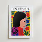 Madame Rouge Matisse – stilfullt konsttryck från Bozetto, tryckt på matt finpapper